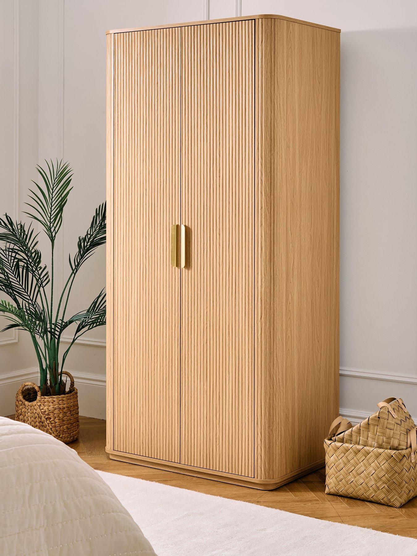 Very Home Carina 2 Door Plinth Wardrobe - Oak - FSC® Certified