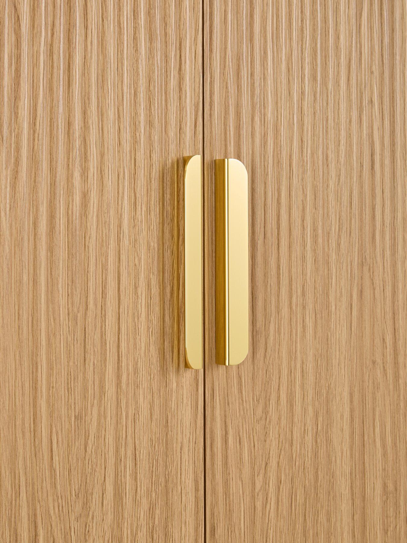 Image 5 of 7 of Very Home Carina 3 Door Plinth Wardrobe - Oak - FSC&reg; Certified