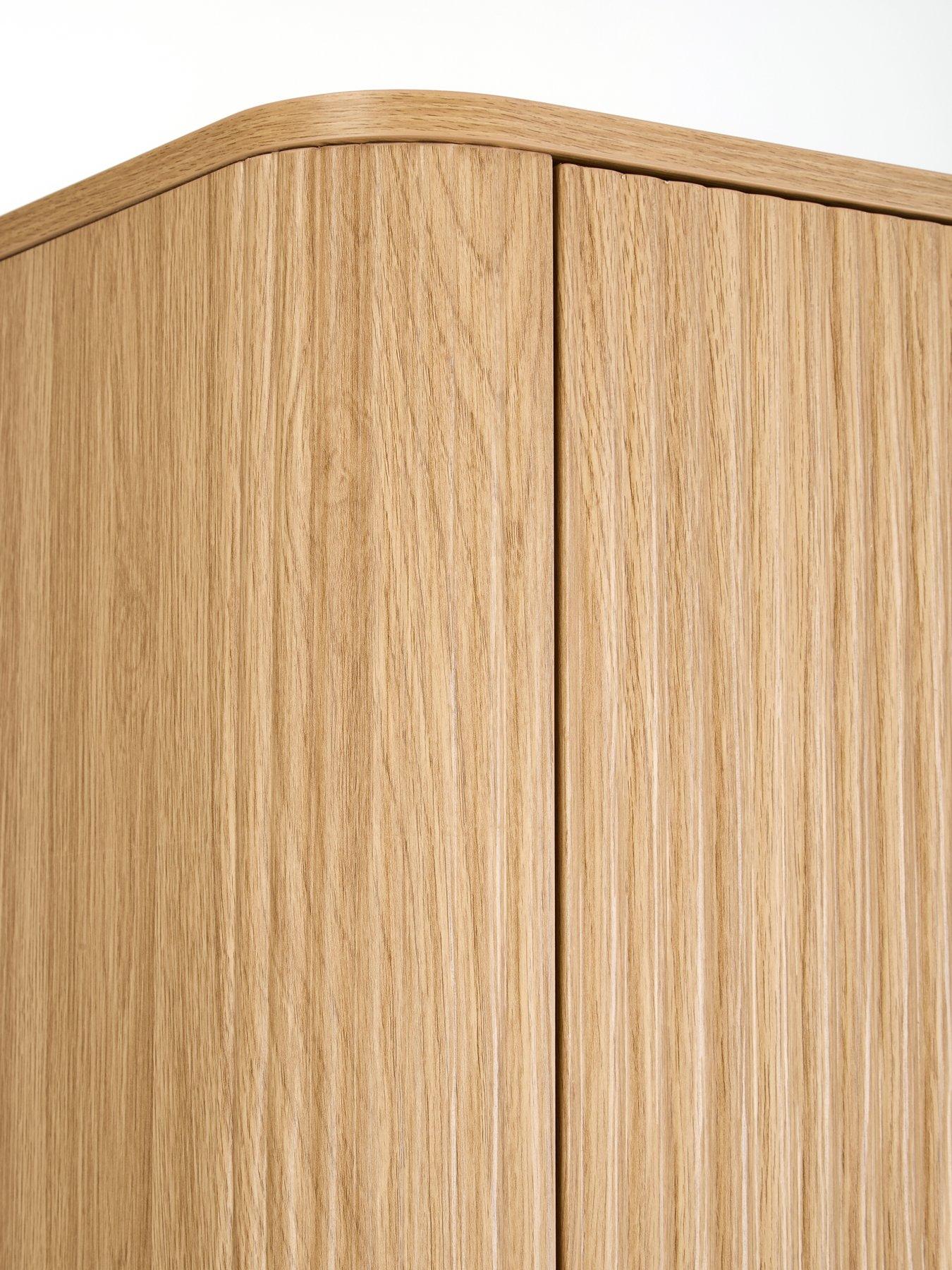 Image 6 of 7 of Very Home Carina 3 Door Plinth Wardrobe - Oak - FSC&reg; Certified