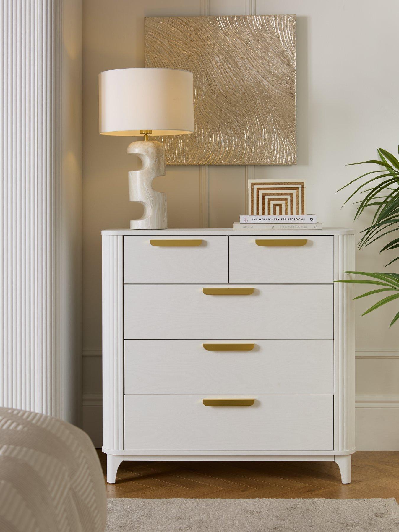 Very Home Carina 2 + 3  Drawer Chest - White - FSC® Certified