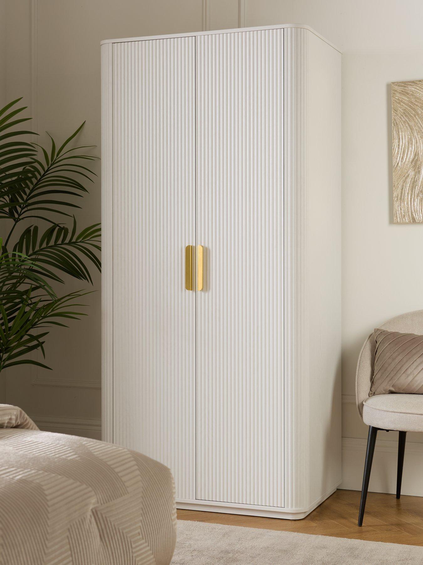 Very Home Carina 2 Door Plinth Wardrobe - White - FSC® Certified