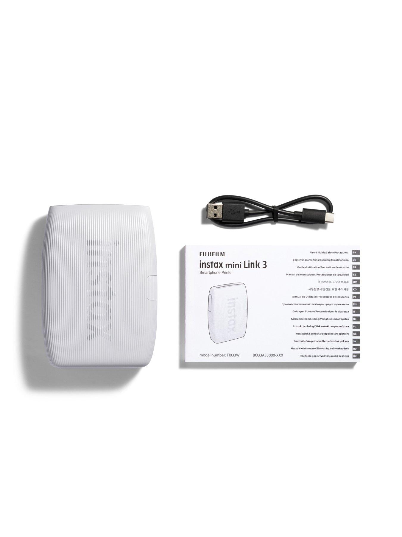 Image 5 of 7 of Fujifilm Instax Mini Link 3 Wireless Smartphone Photo Printer - White