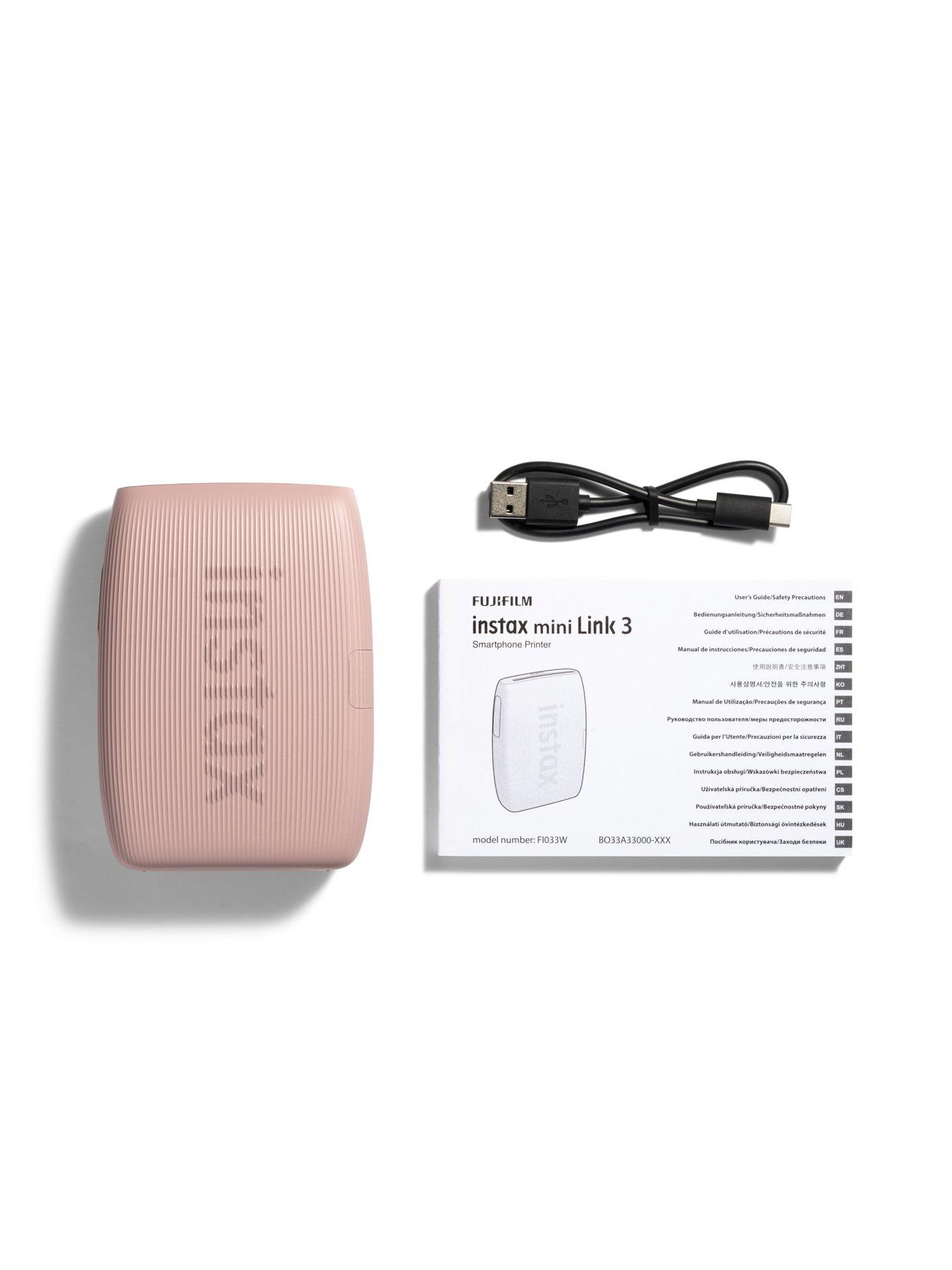  image of fujifilm-instax-mini-link-3-wireless-smartphone-photo-printer-pink