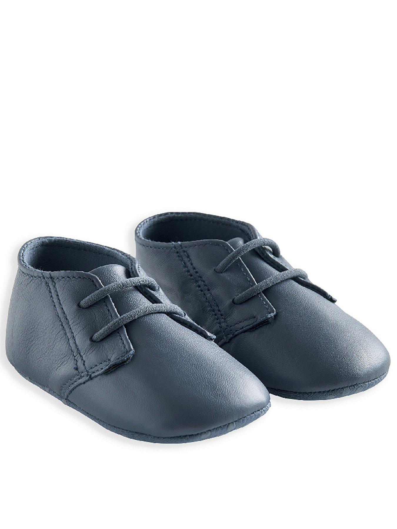 Mamas & Papas Baby Boys Leather Pram Shoes - Blue | Littlewoods