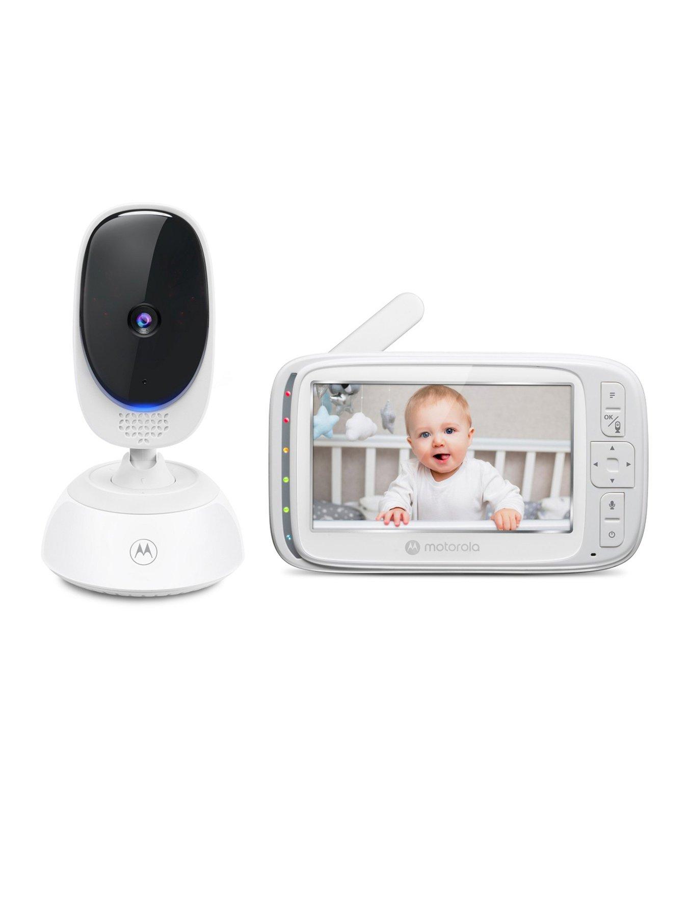 Image 1 of 7 of Motorola VM75 5" Video Baby Monitor with Remote Pan &amp; Temperature Monitoring