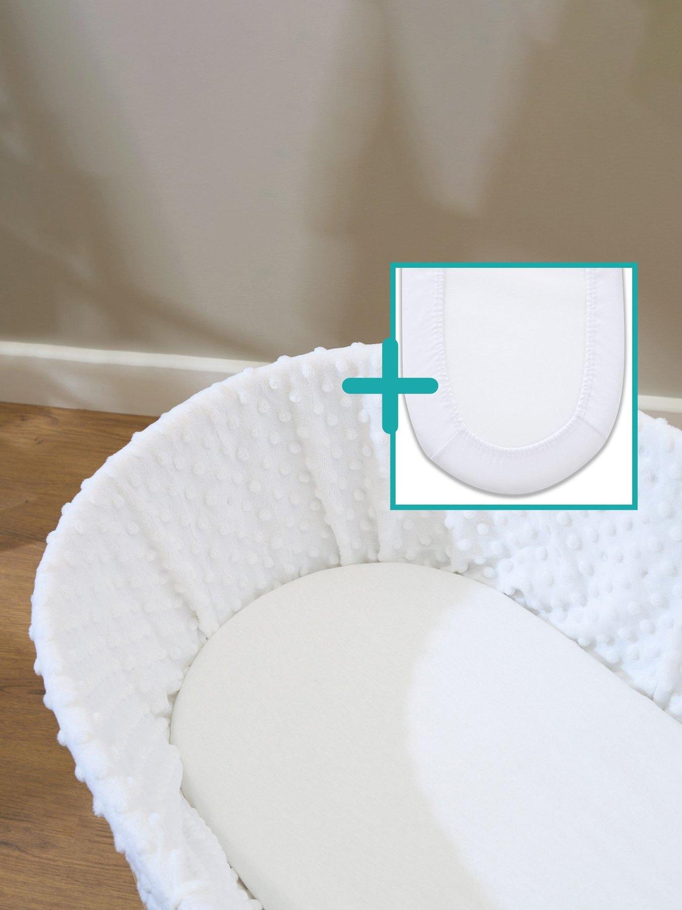 Image 1 of 3 of Clair De Lune Moses Sheets &amp; Mattress Protector