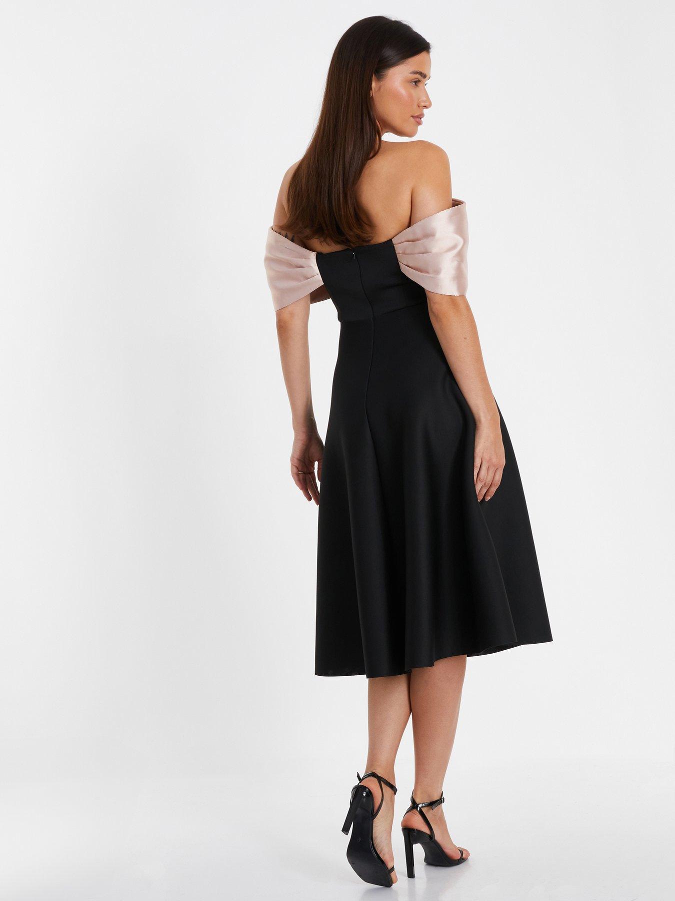 Bardot midi skater dress best sale