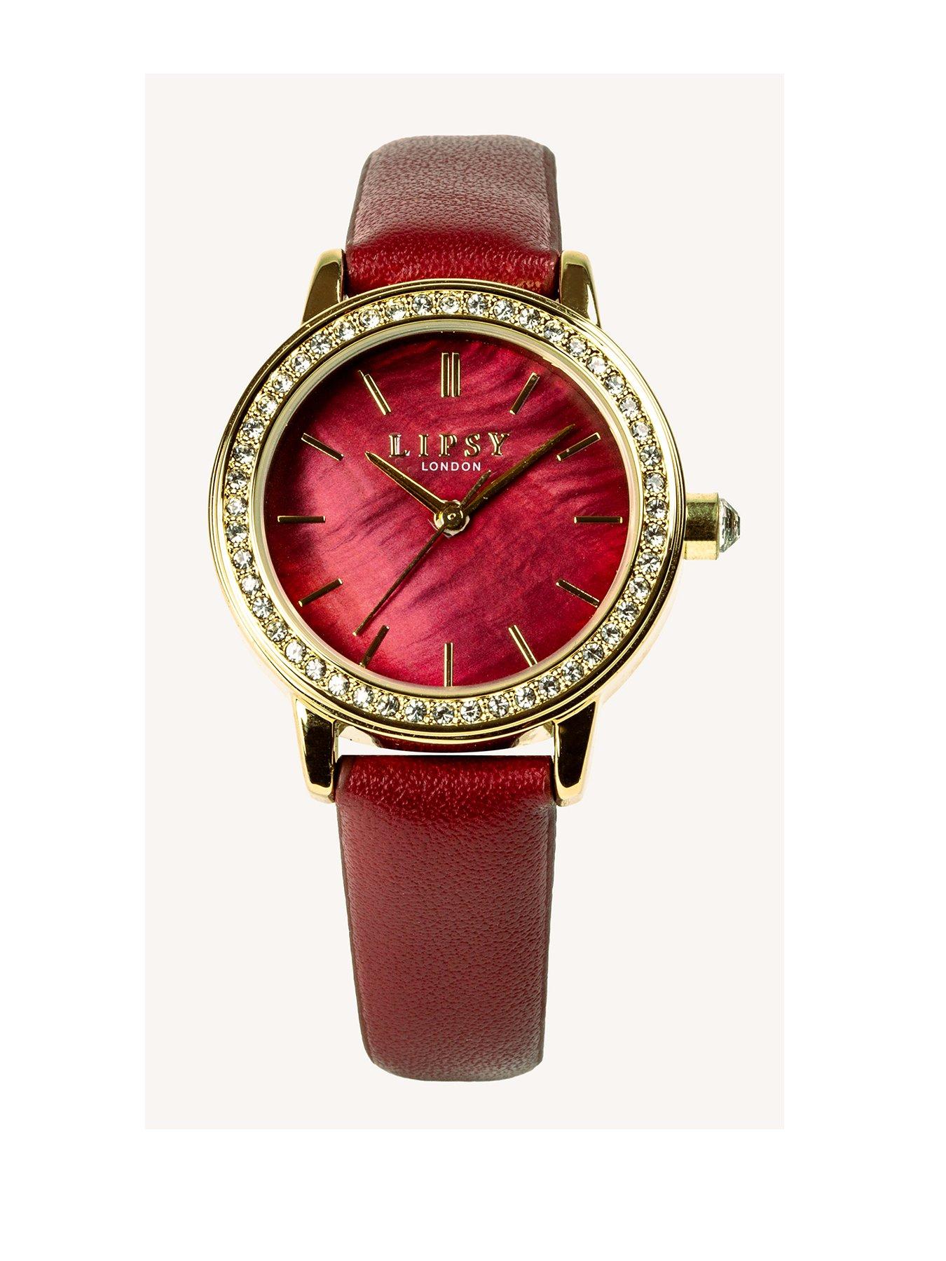 lipsy-berry-strap-diamante-face-watch
