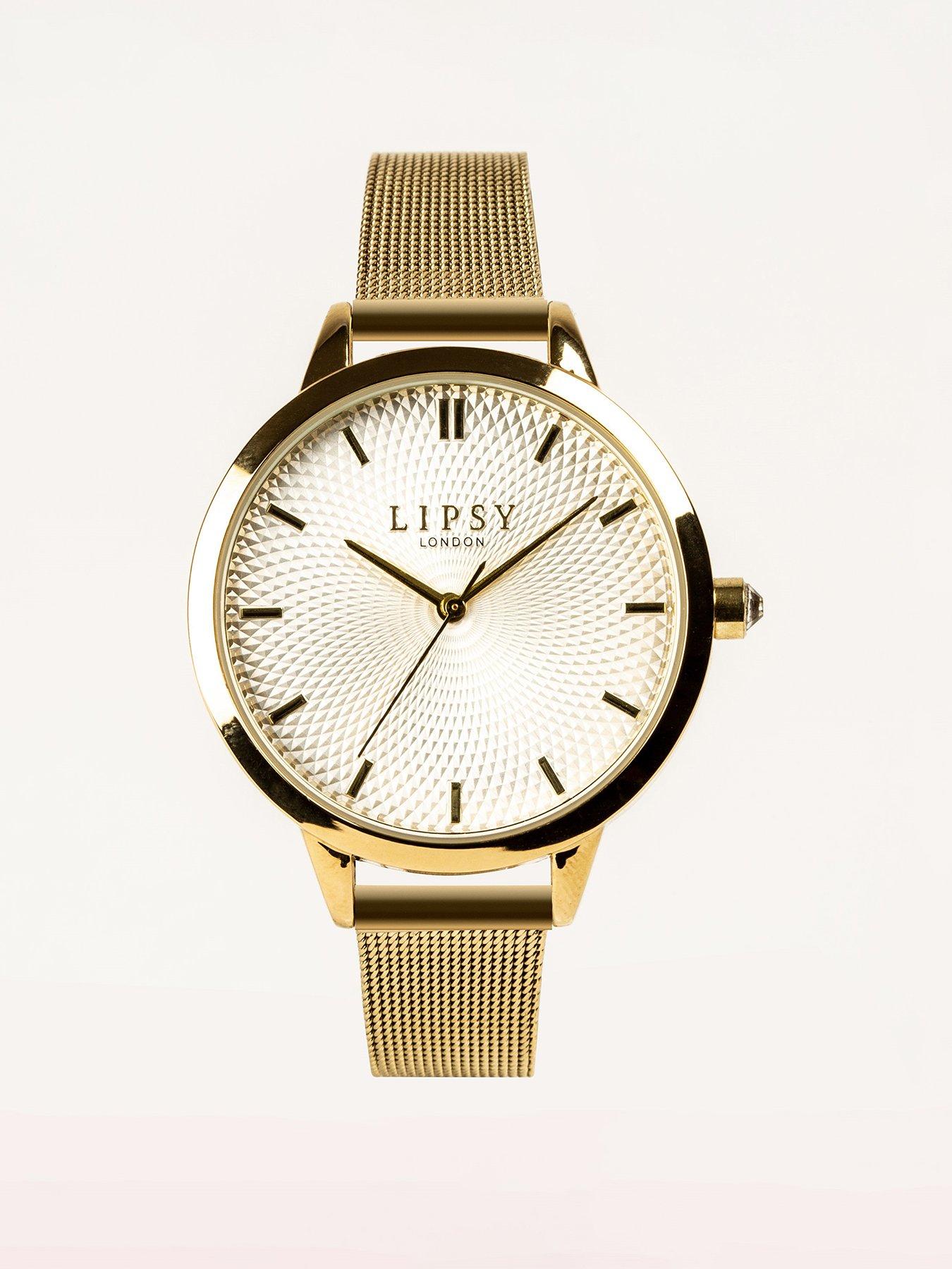undefined Gold Mesh Strap Watch