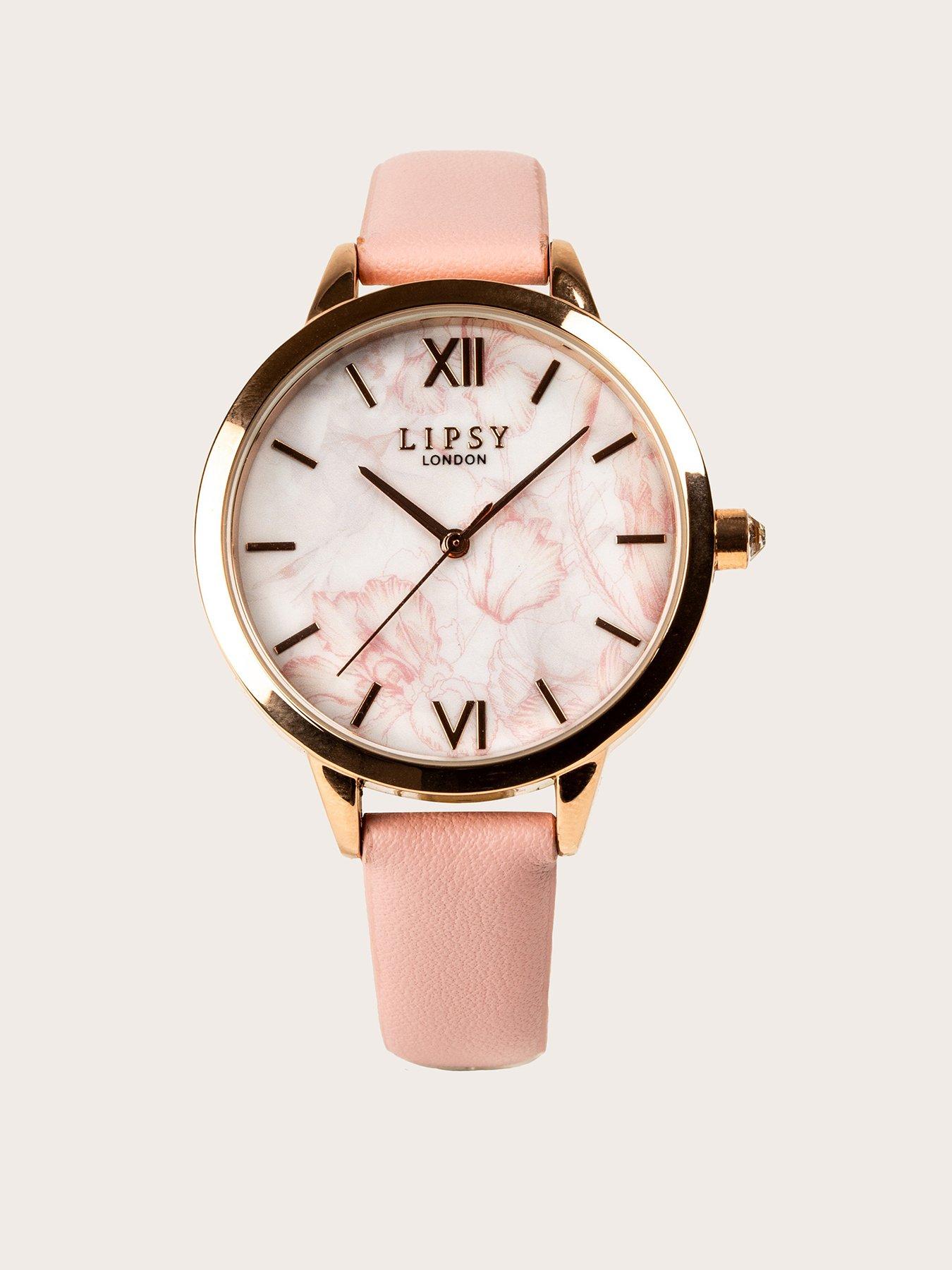 undefined Nude Strap Floral Watch