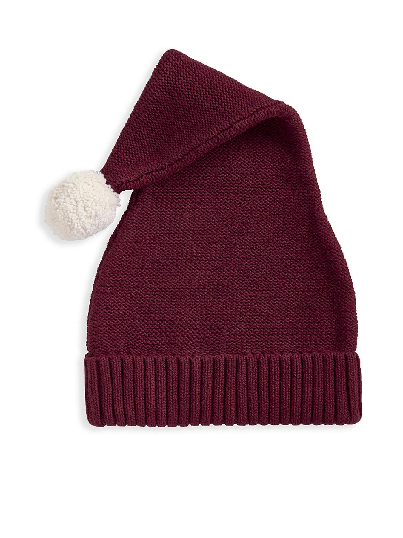 Mamas & Papas Baby Unisex Knitted Pom Pom Christmas Hat - Red