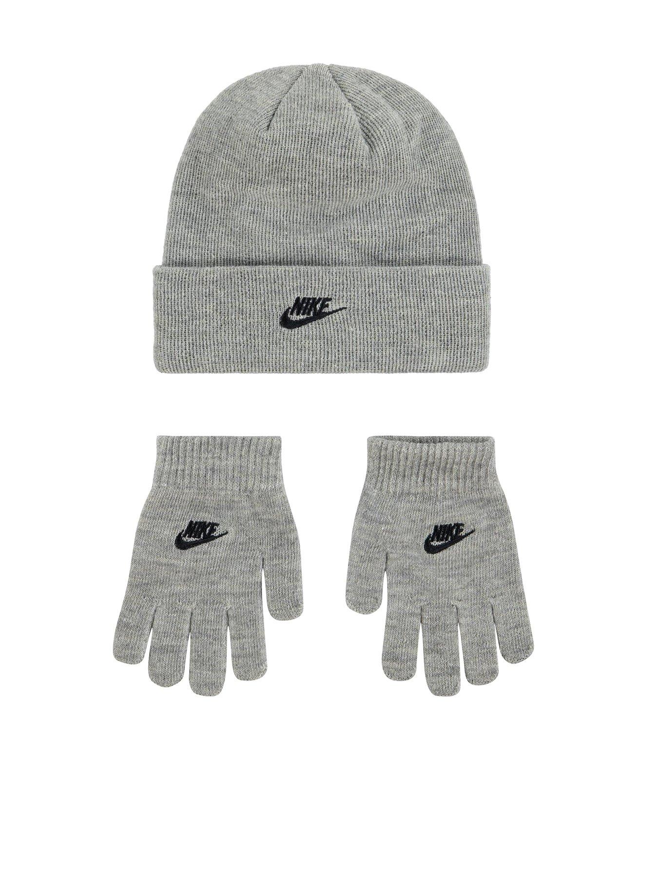 undefined Kids Club Beanie/Glove Set - Dark Grey