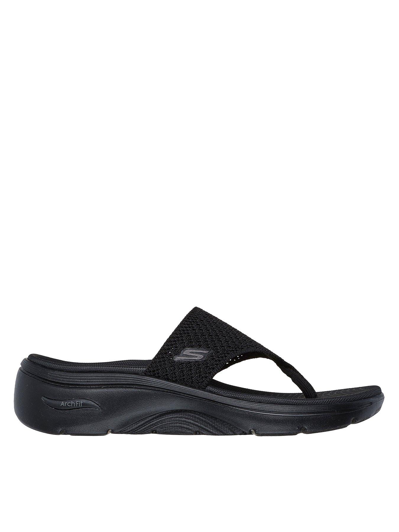  image of skechers-go-walk-arch-fit-20-sandal-black