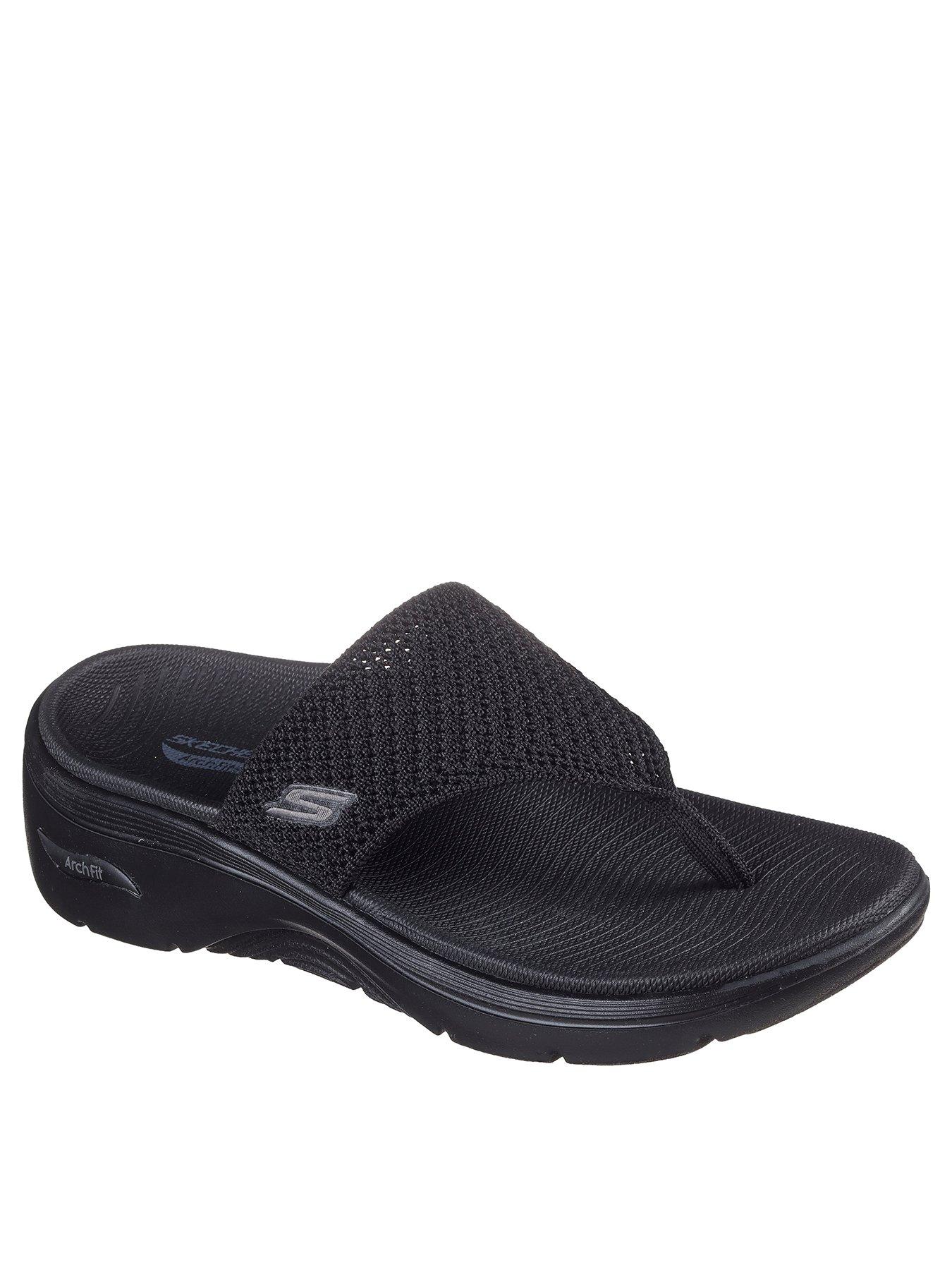 image of skechers-go-walk-arch-fit-20-sandal-black