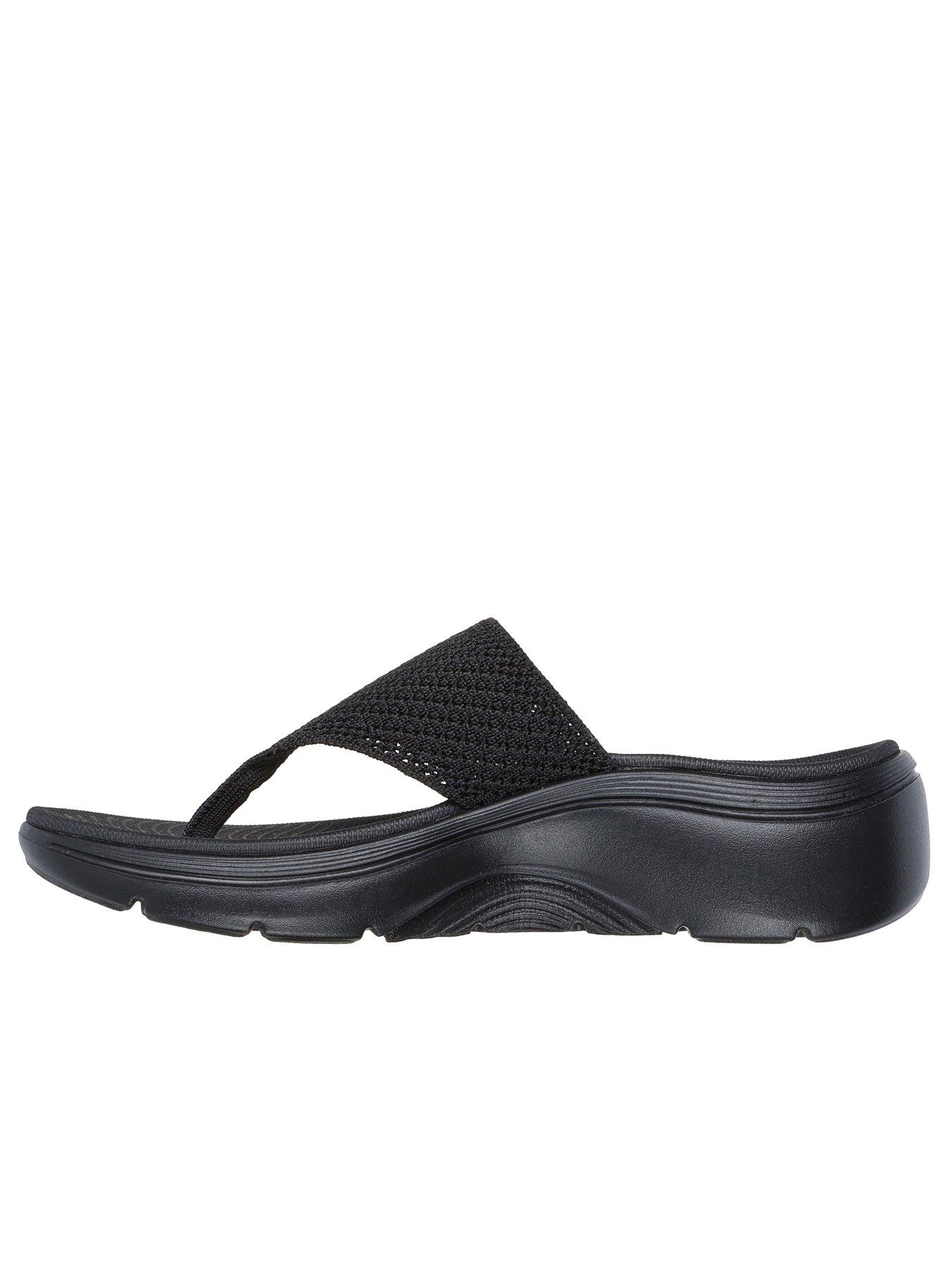  image of skechers-go-walk-arch-fit-20-sandal-black