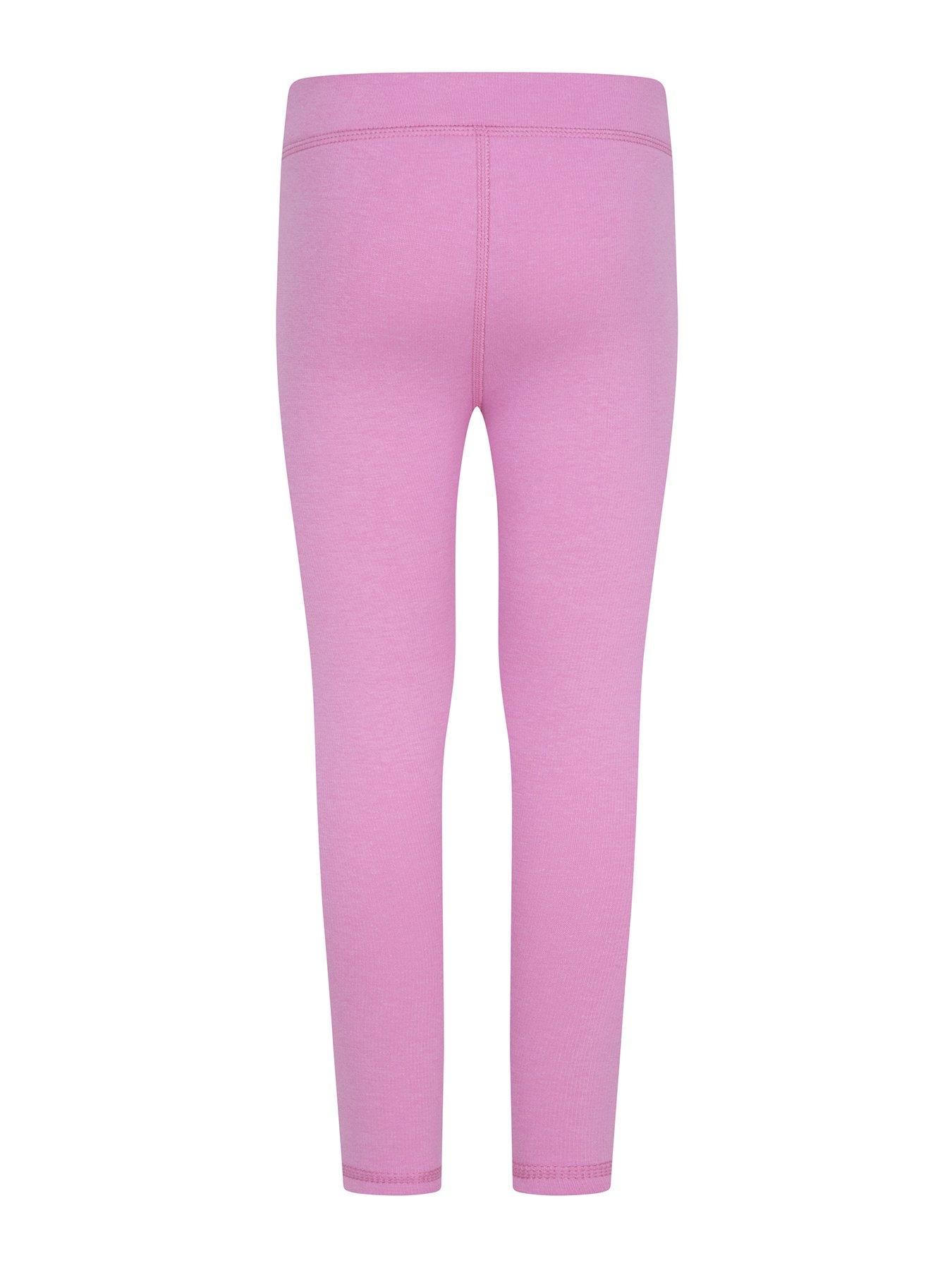 image of nike-kids-girls-fleece-lined-leggings-pink