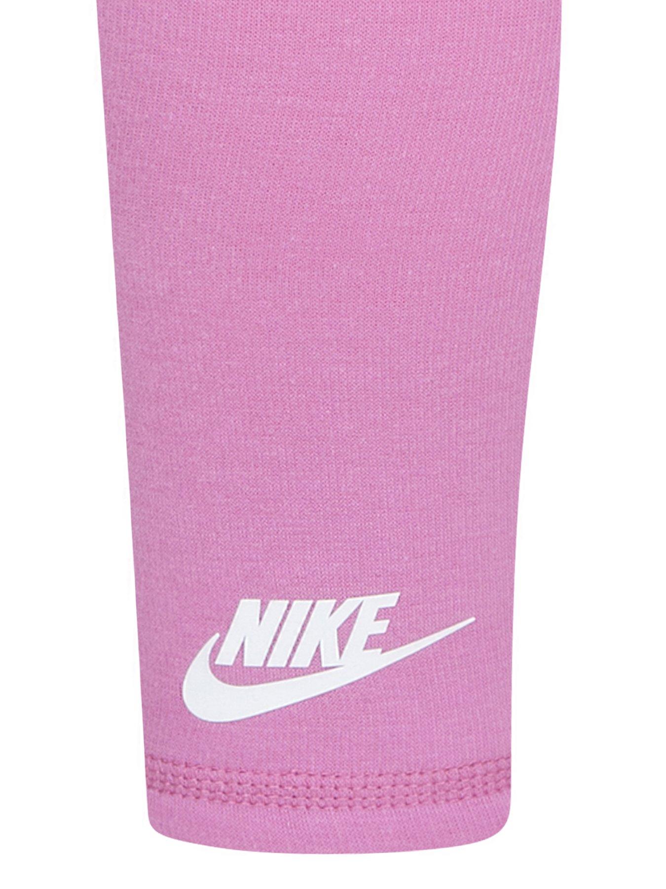  image of nike-kids-girls-fleece-lined-leggings-pink