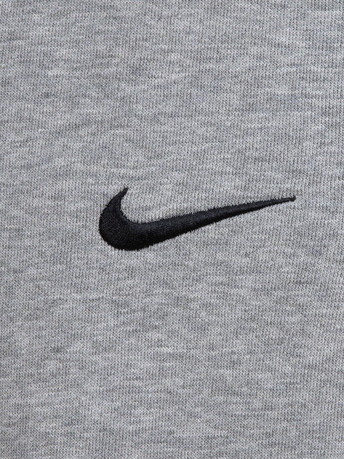  image of nike-kids-essential-fleece-crew-tracksuit-dark-grey