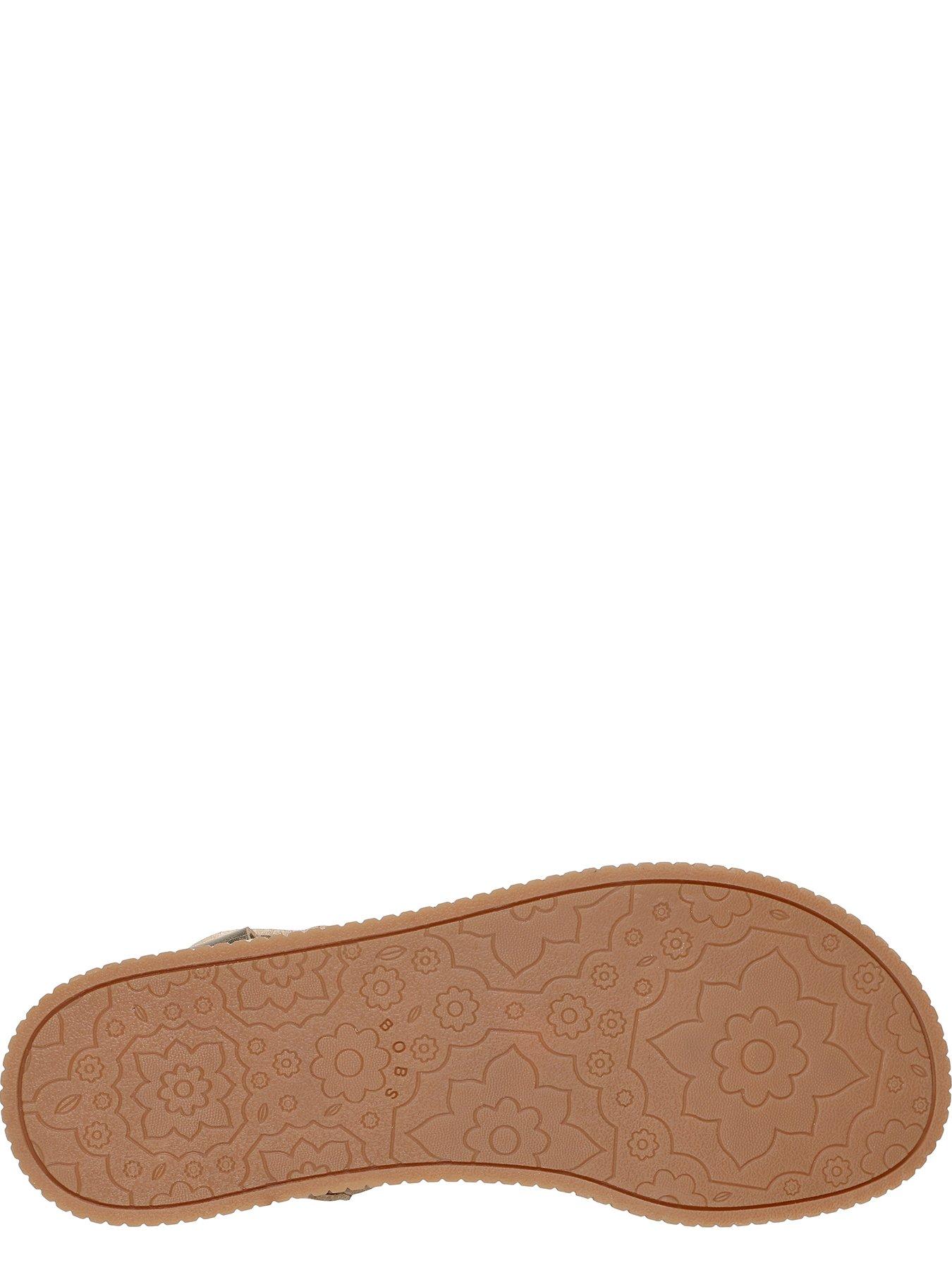  image of skechers-stormy-kiss-braided-strap-sandal-gold