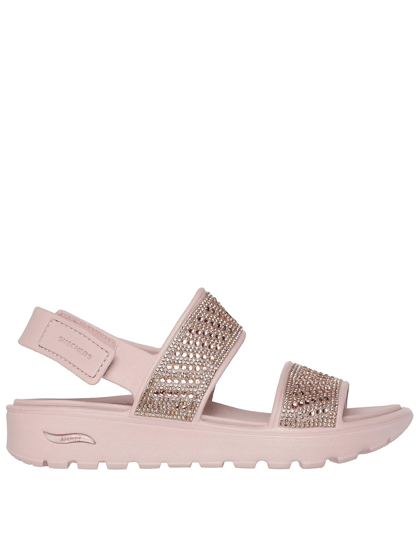 skechers-arch-fit-footsteps-enchant-molded-double-band-slingback-sandal-wrhinestones-rose