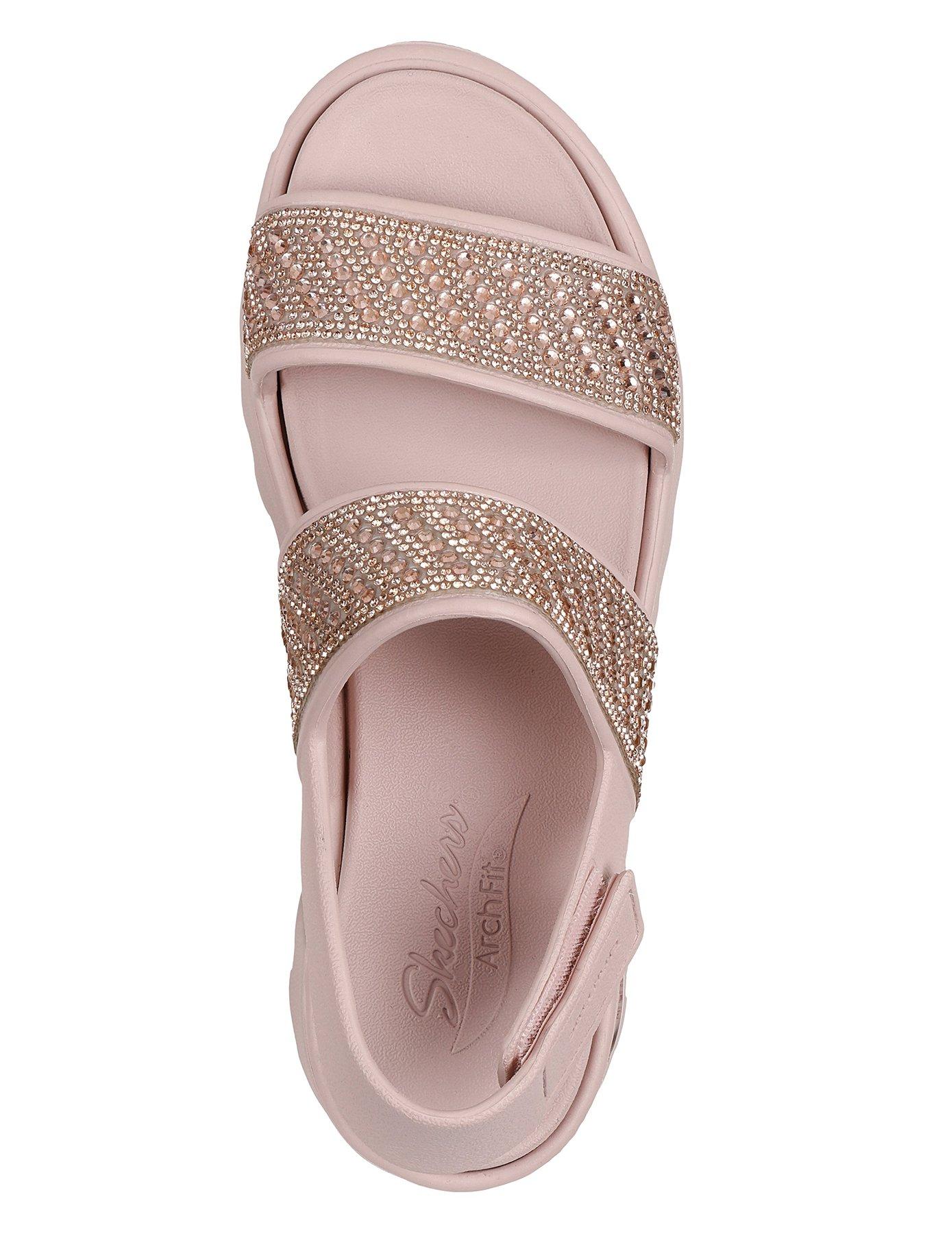 Skechers Arch Fit Footsteps Enchant Molded Double Band Slingback