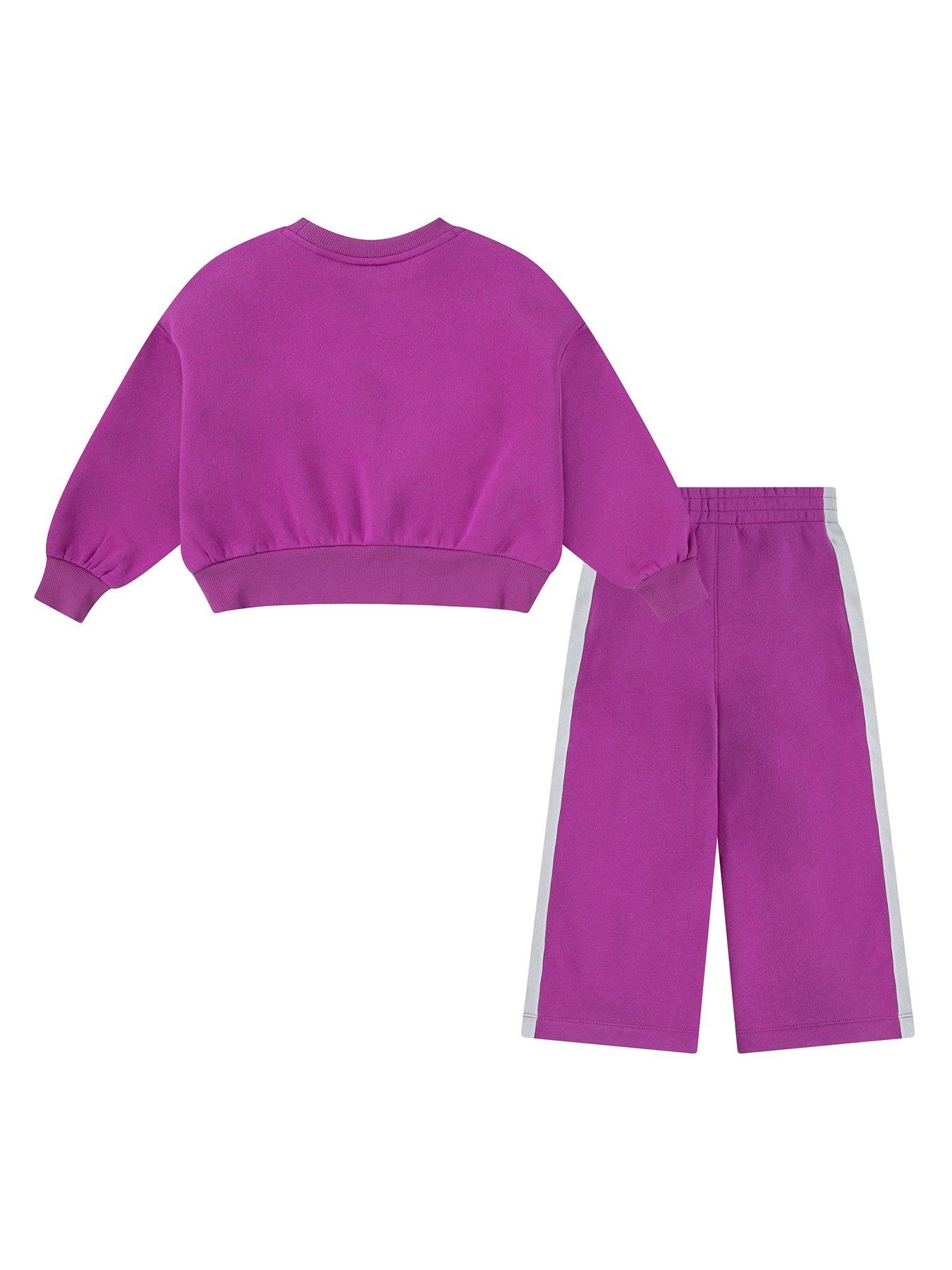 Pink Nike Cropped Jogger Set Brand New NIKE Nike Hoodie Trainer