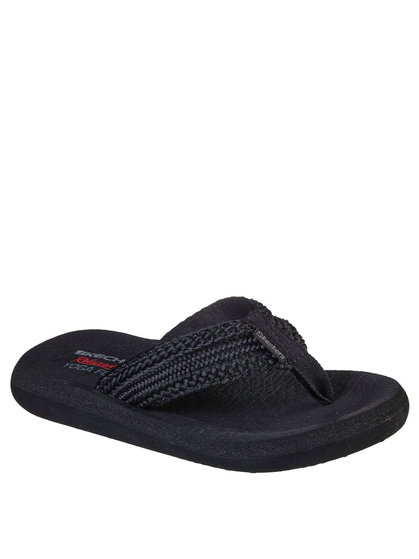  image of skechers-asana-hidden-valley-yoga-foam-sandal-black