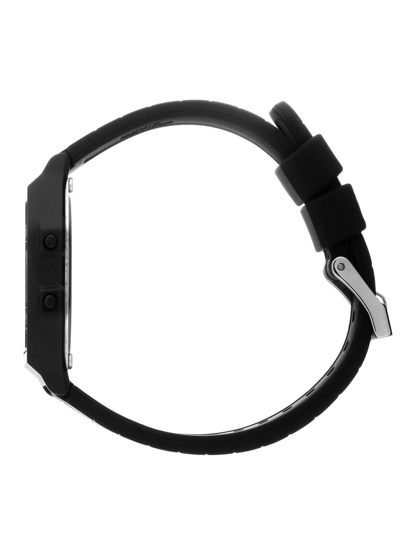 image of ice-watch-retro-digi-blacknbspsilicone-strap-32mm-digital-watch