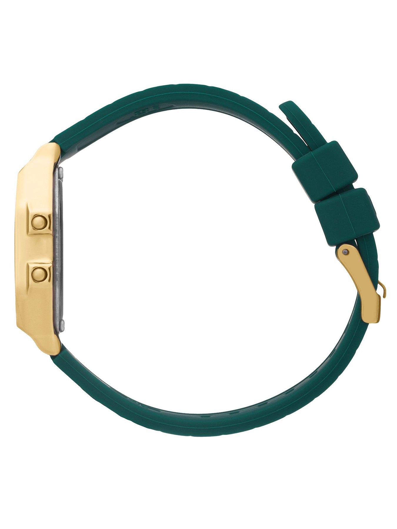 image of ice-watch-retro-digi-green-silcone-strap-32mm-digital-watch
