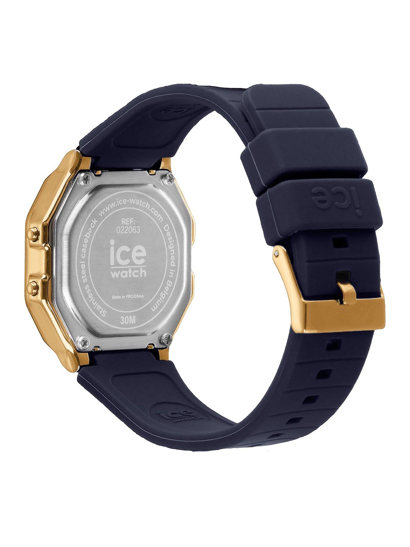  image of ice-watch-retro-digi-twilight-blue-dial-twilight-blue-silcone-strap-32mm-digital-watch