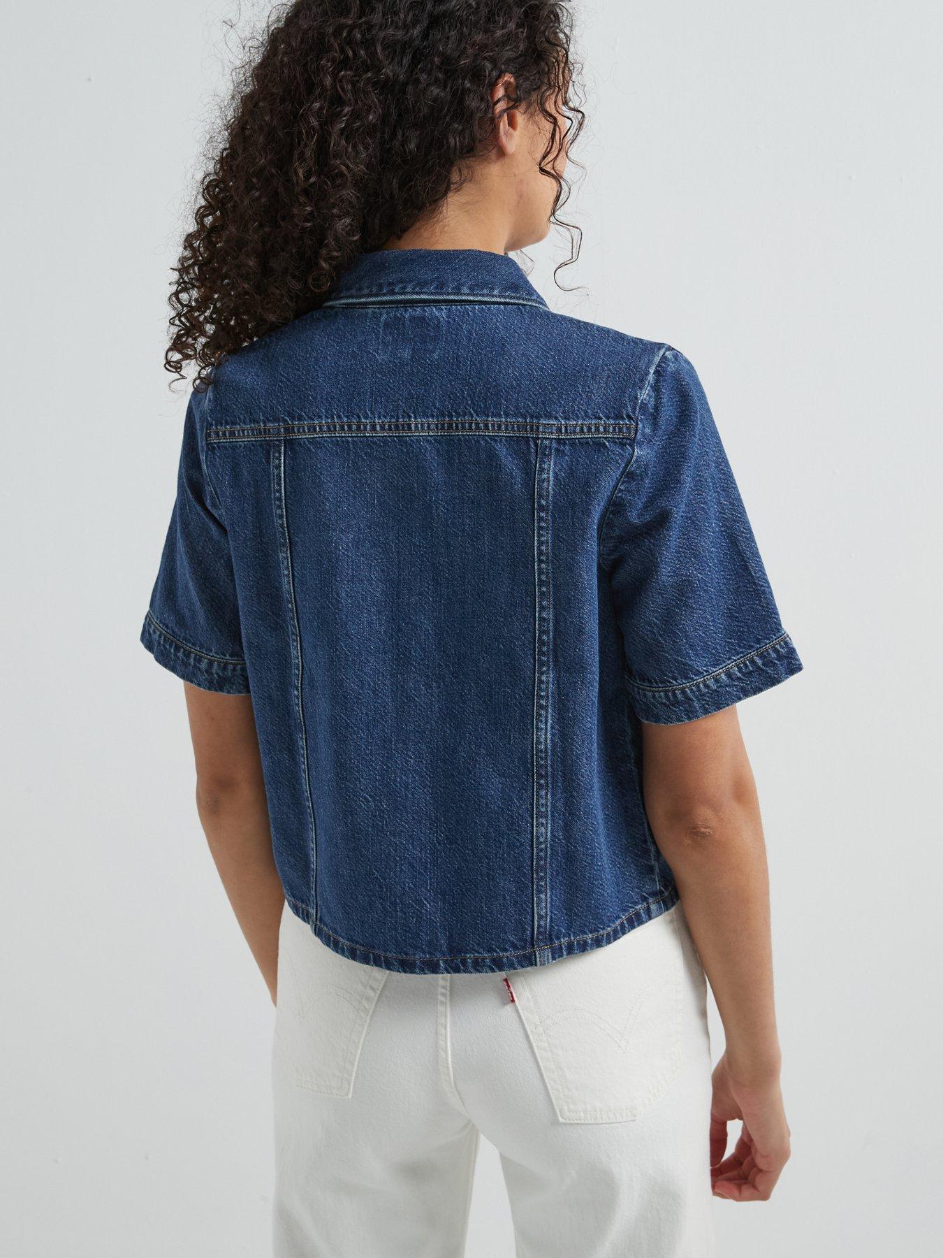 Image 2 of 6 of Levi's Rinoa Camp Shirt - Sledge Sister - Blue