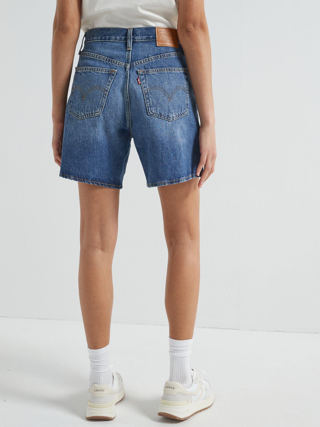  image of levis-high-rise-baggy-shorts-worn-memory-short