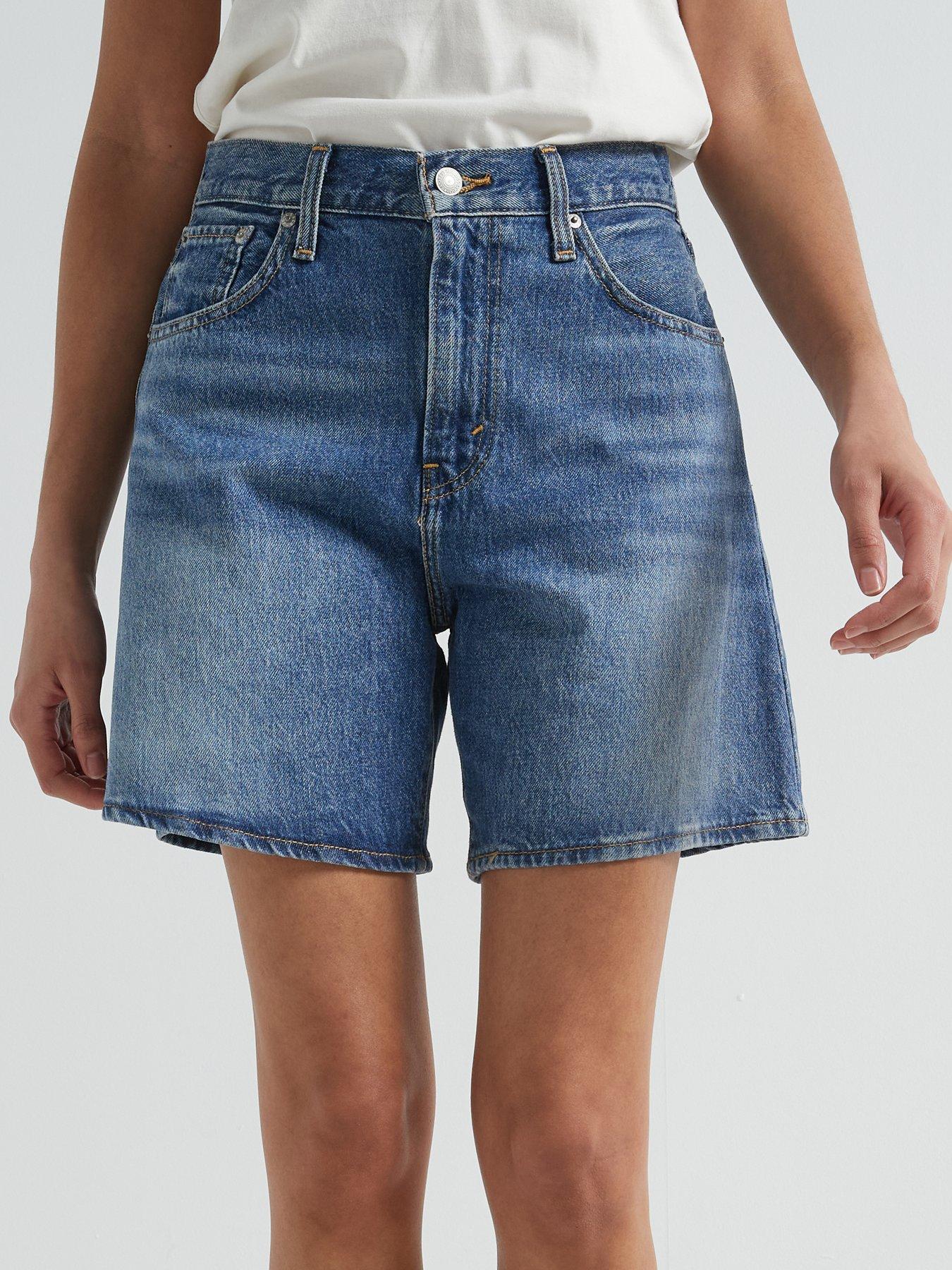  image of levis-high-rise-baggy-shorts-worn-memory-short