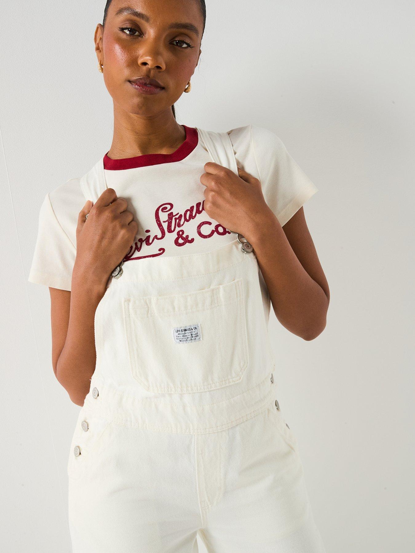 Image 3 of 5 of Levi's Xl Overalls - 0 - White