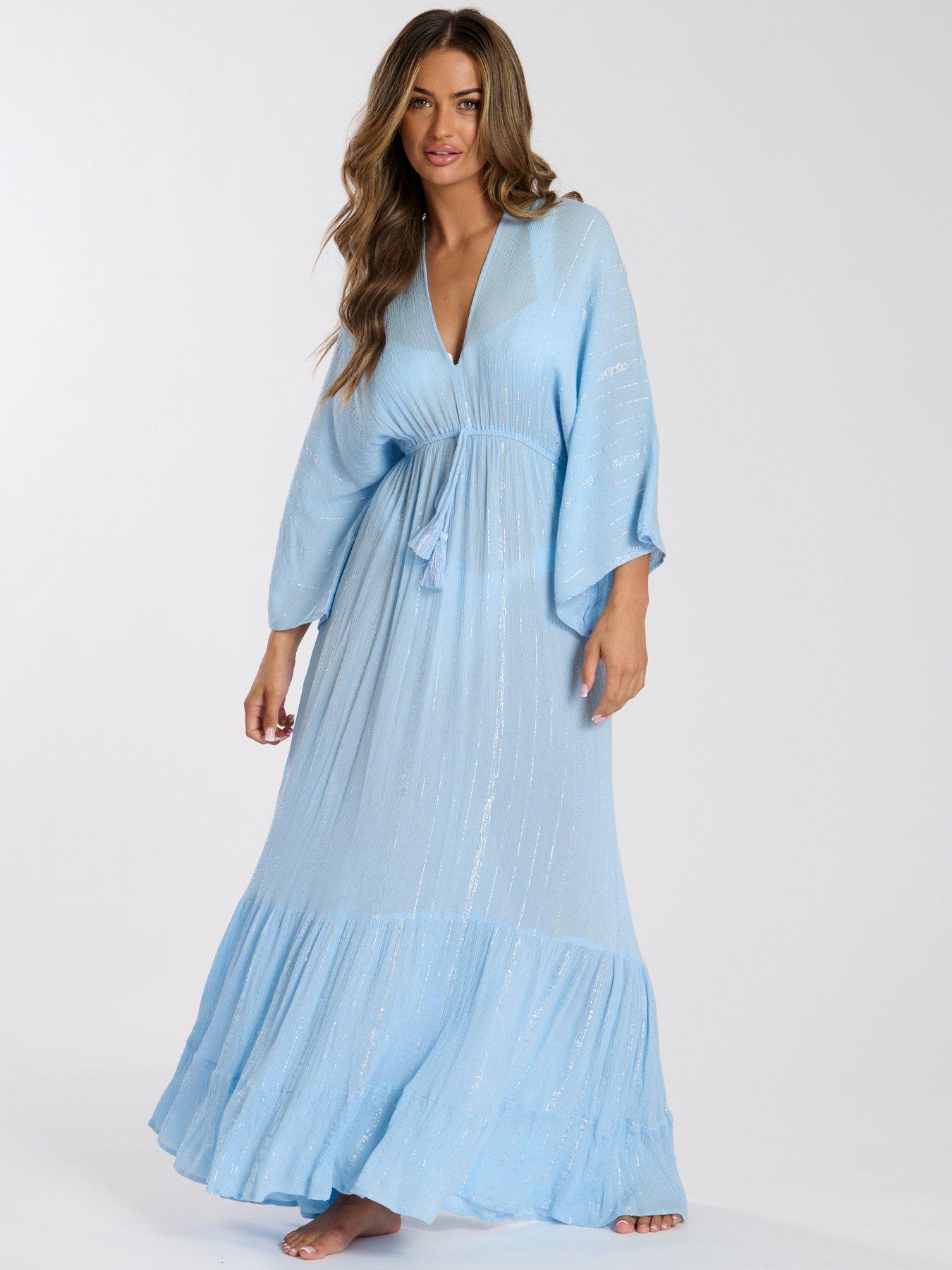 south-beach-metallic-kimono-sleeve-nbspbeach-maxi-dress-blue