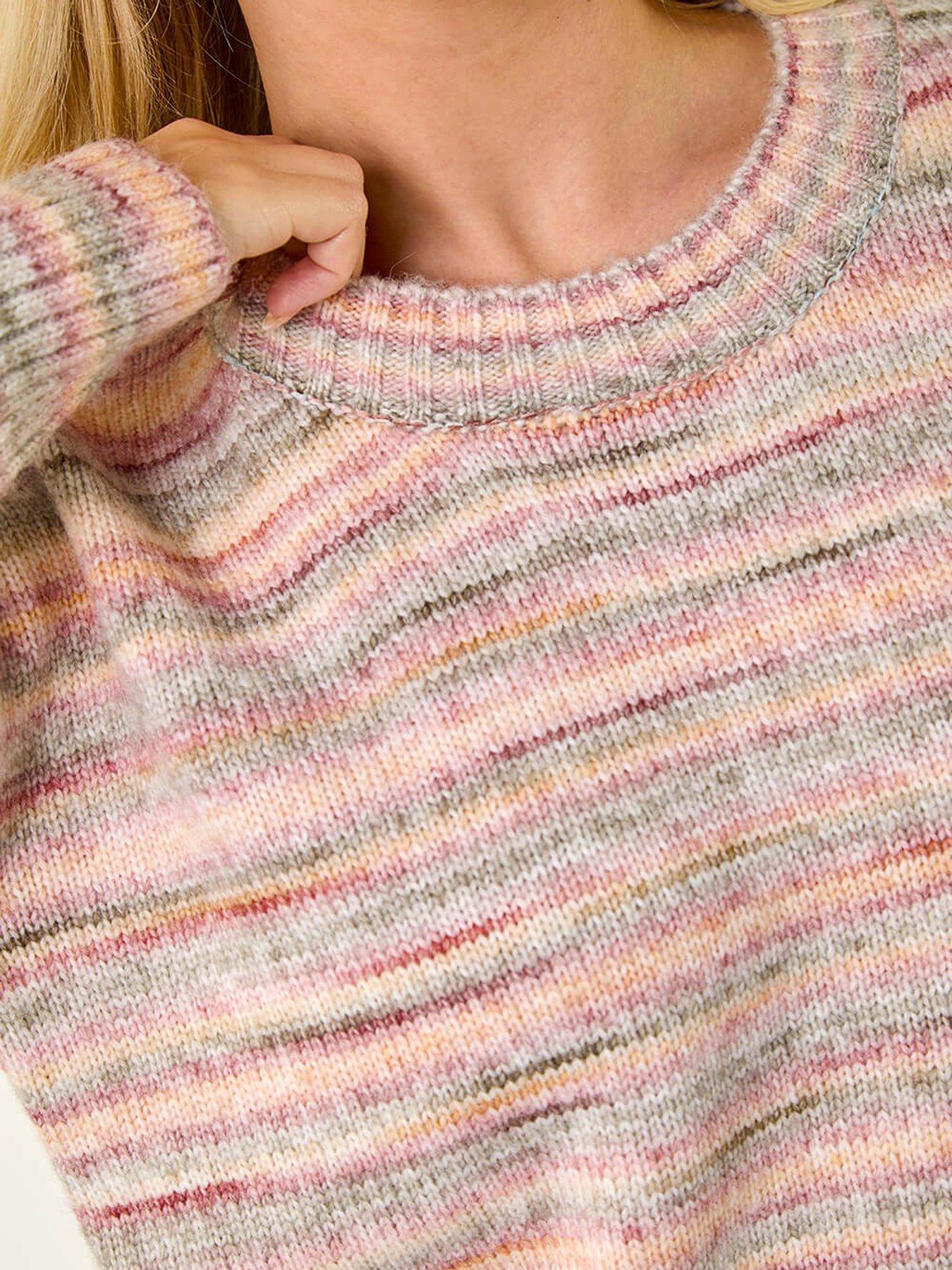 Image 5 of 5 of Roman Petite Space Dye Knit Jumper - Beige
