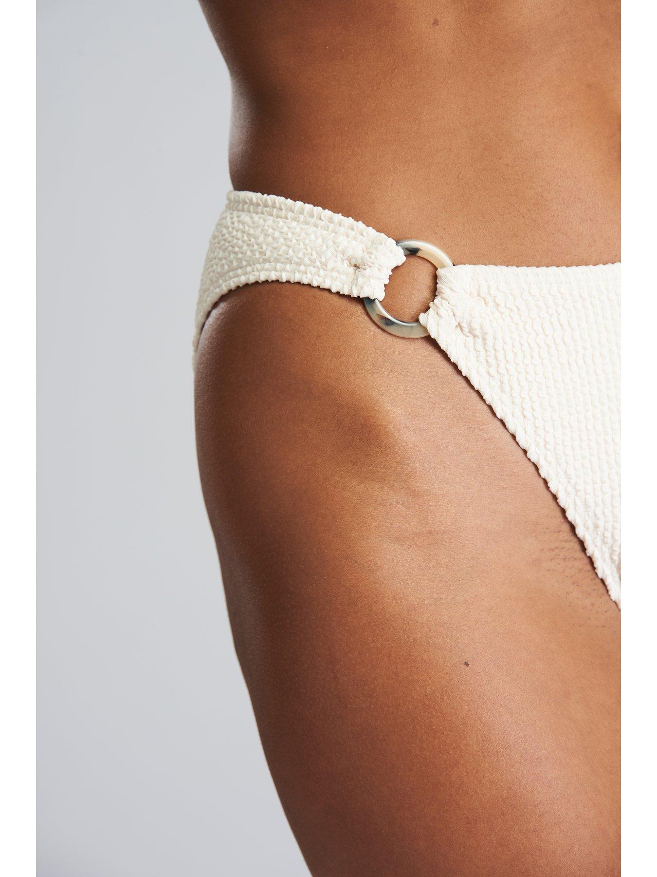  image of south-beach-crinkle-ring-side-brief-cream