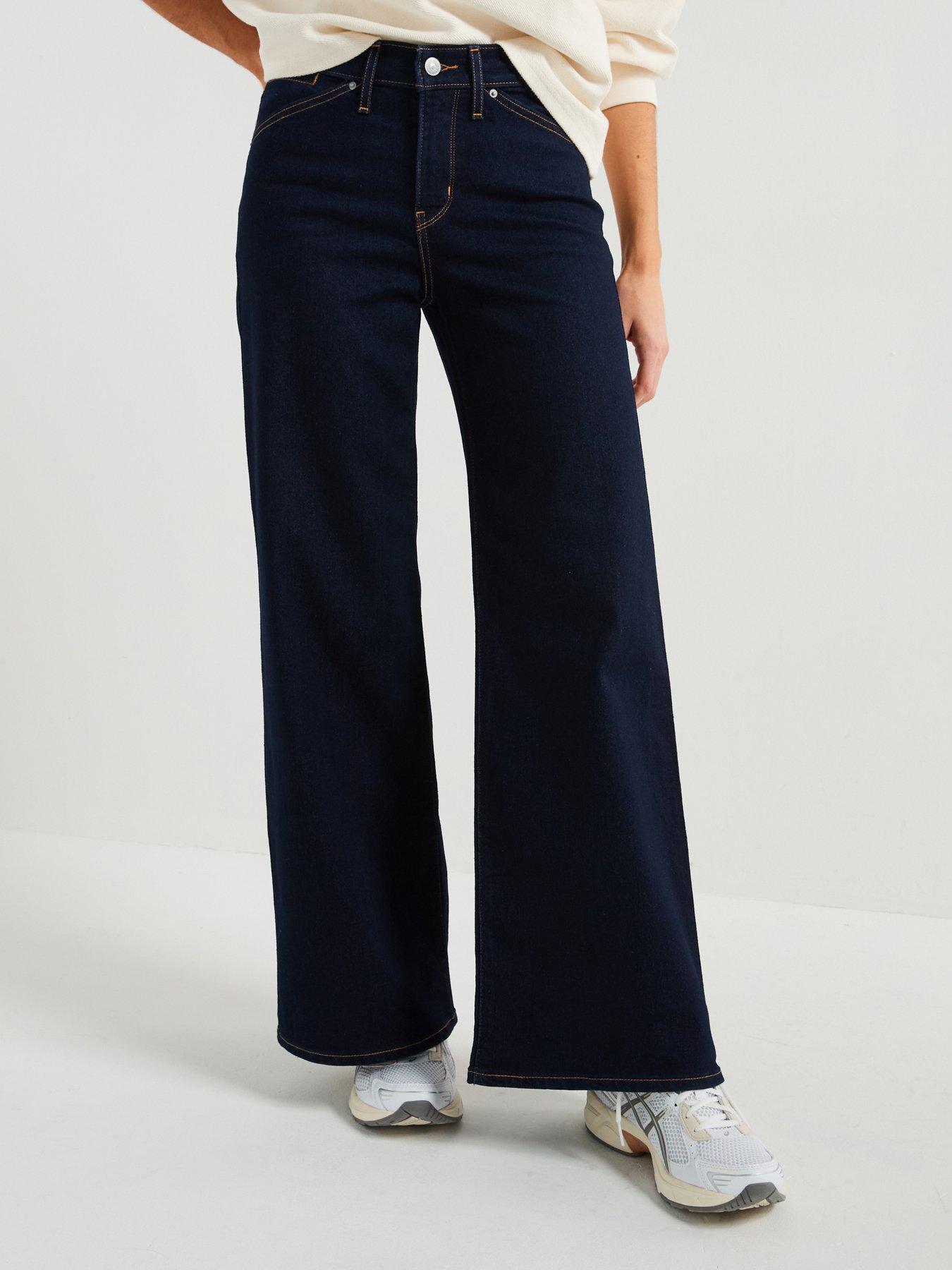 Levi's 318 Shaping Wide-leg Jeans - Darkest Sky