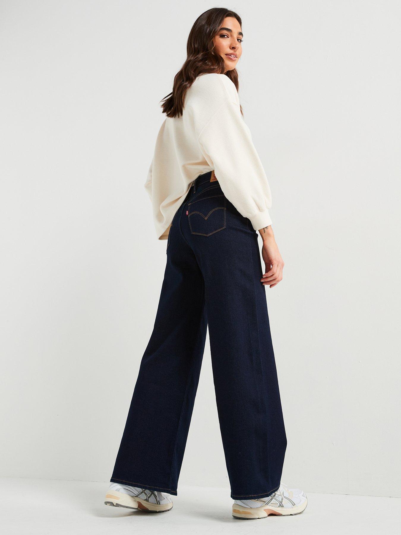  image of levis-318trade-shaping-wide-leg-jeans-darkest-sky