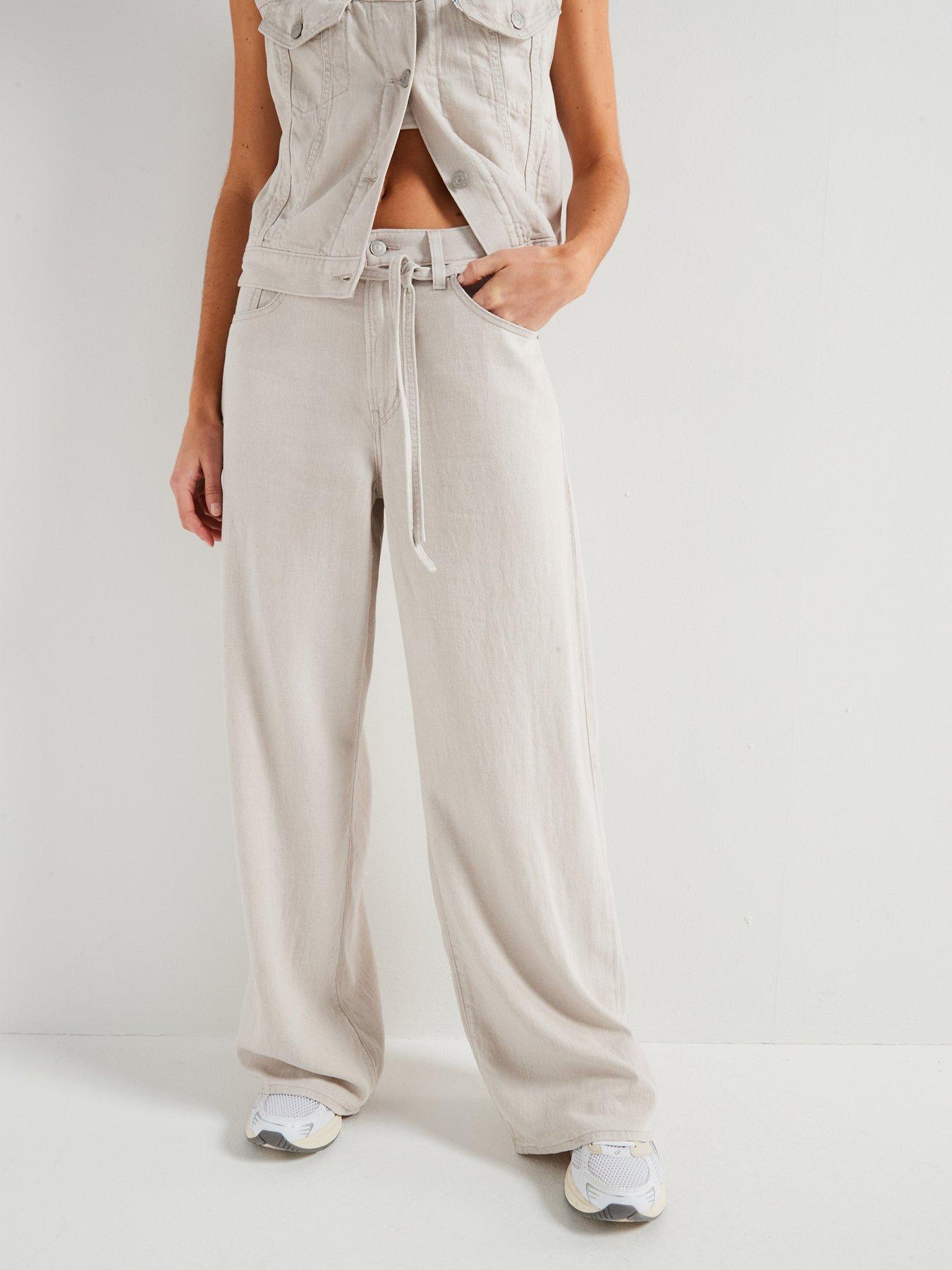 levis-xl-straight-linen-denim-jeans-grey