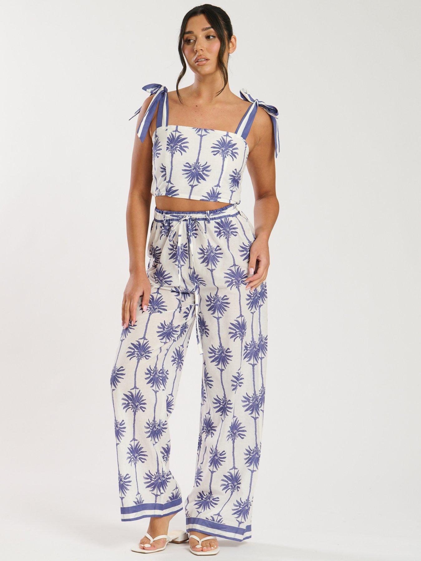 south-beach-printed-tie-shoulder-top-white