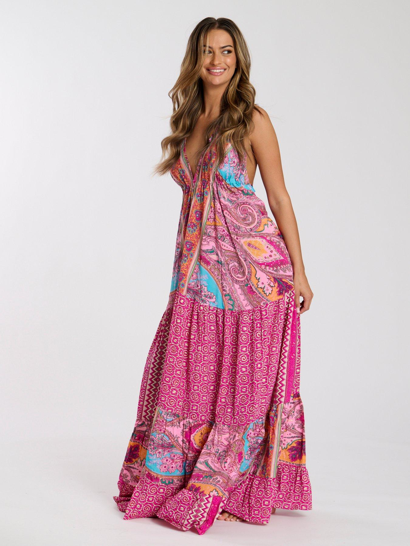 south-beach-printed-halter-scarf-maxi-dress-pink