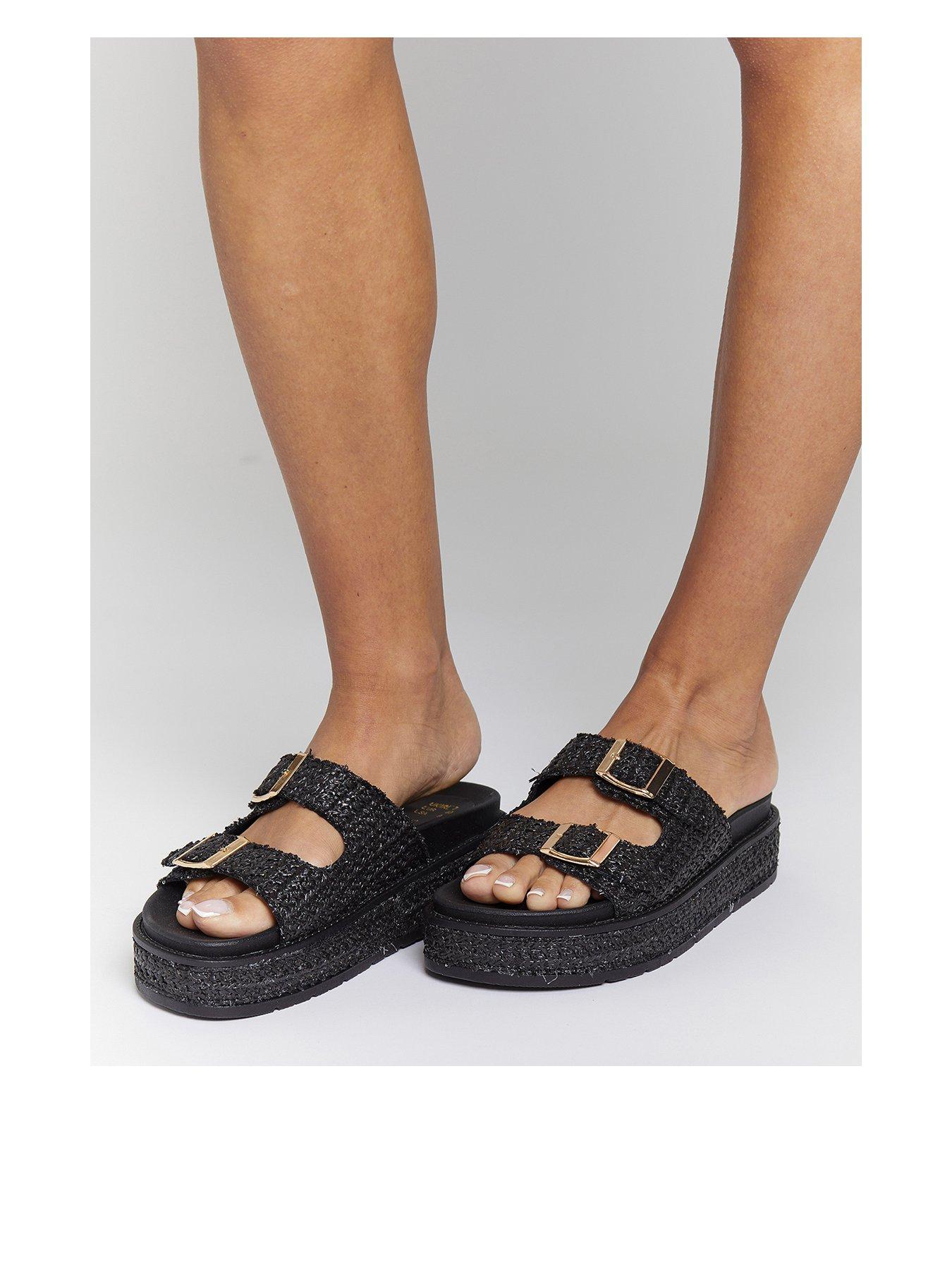 south-beach-double-buckle-platform-wedges-black