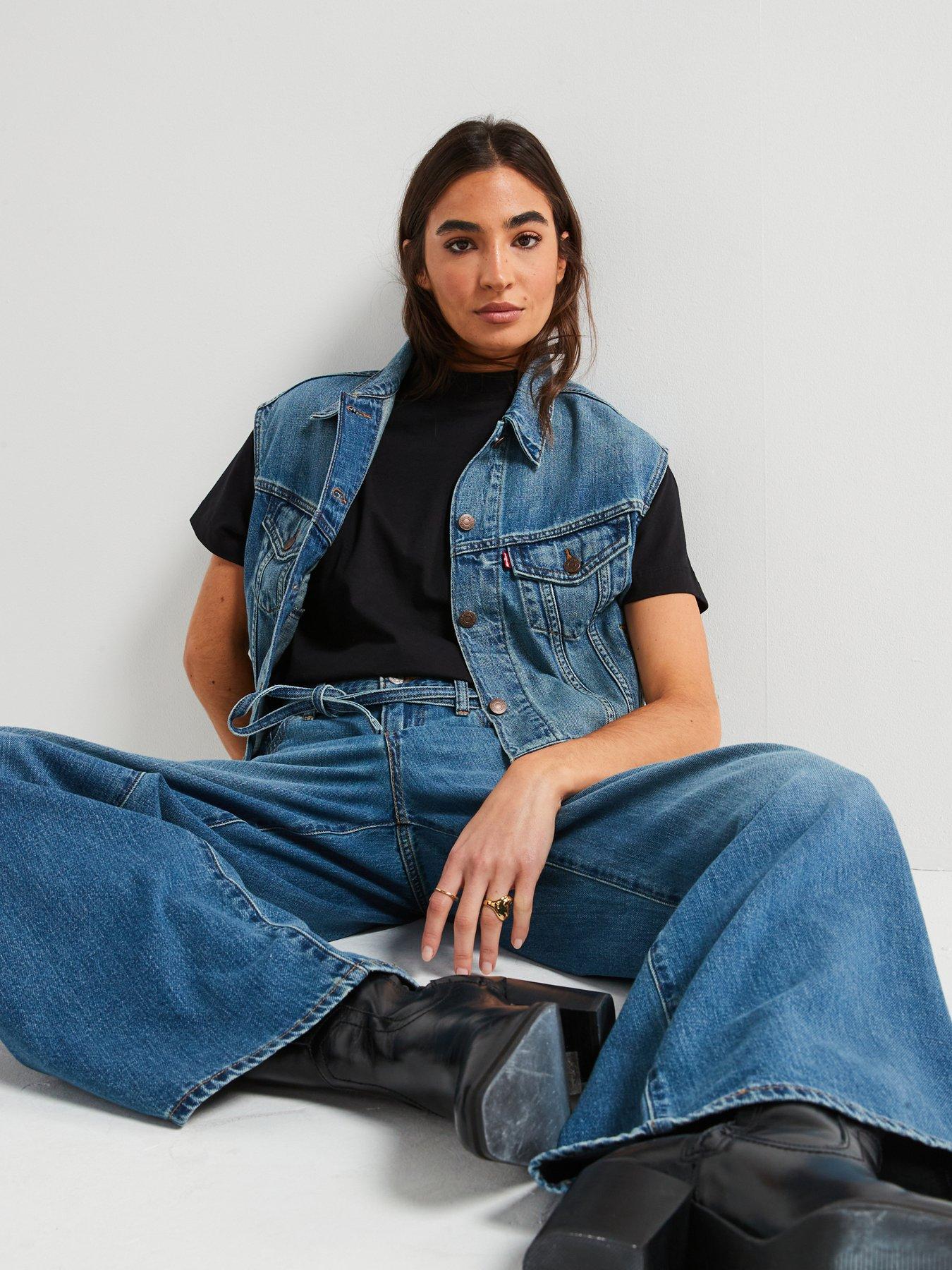 Image 6 of 6 of Levi's Xl Straight Jeans - Stop Flaxing&nbsp;- Blue