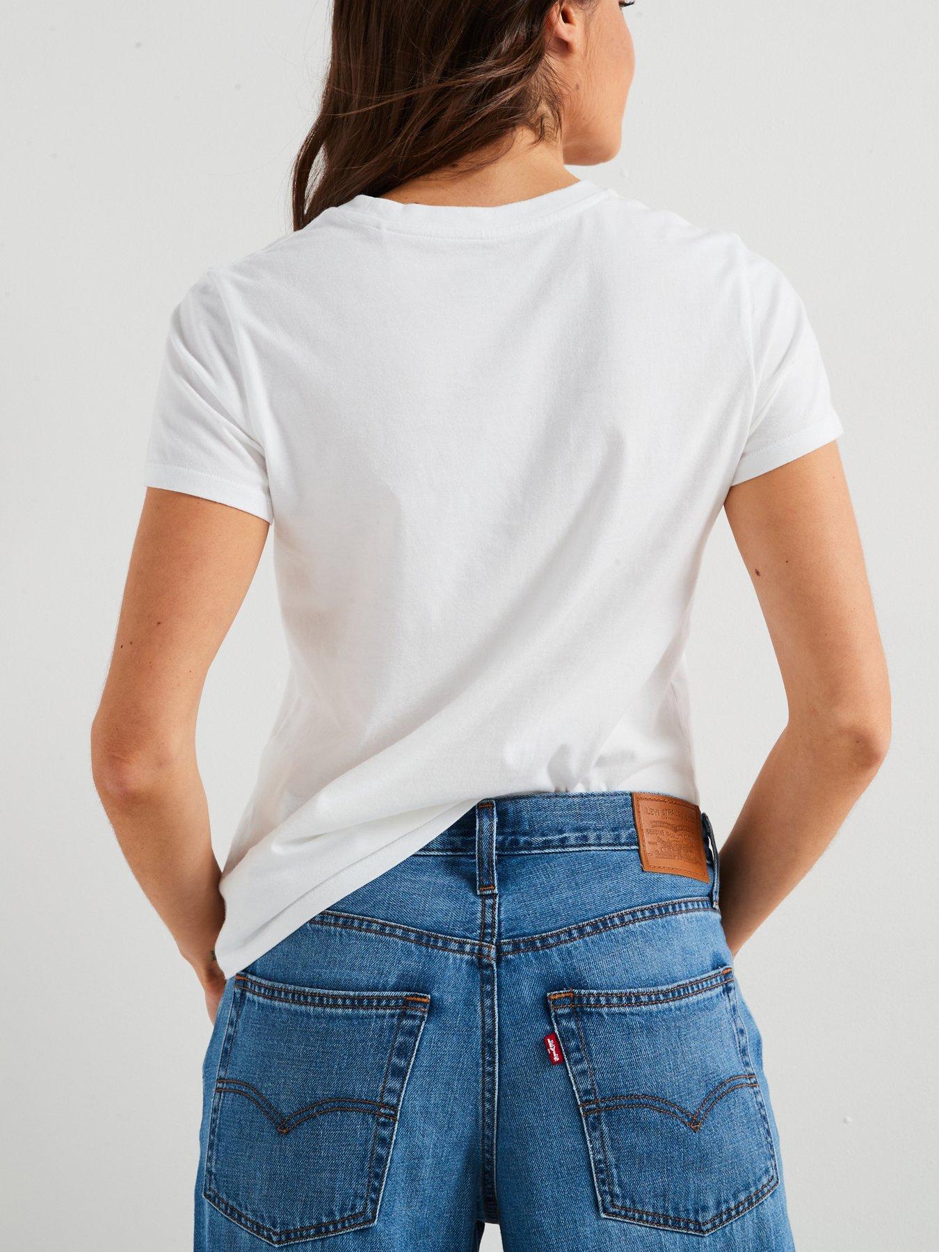 Image 4 of 6 of Levi's Baggy Dad Jeans - Heavy Check&nbsp;- Blue