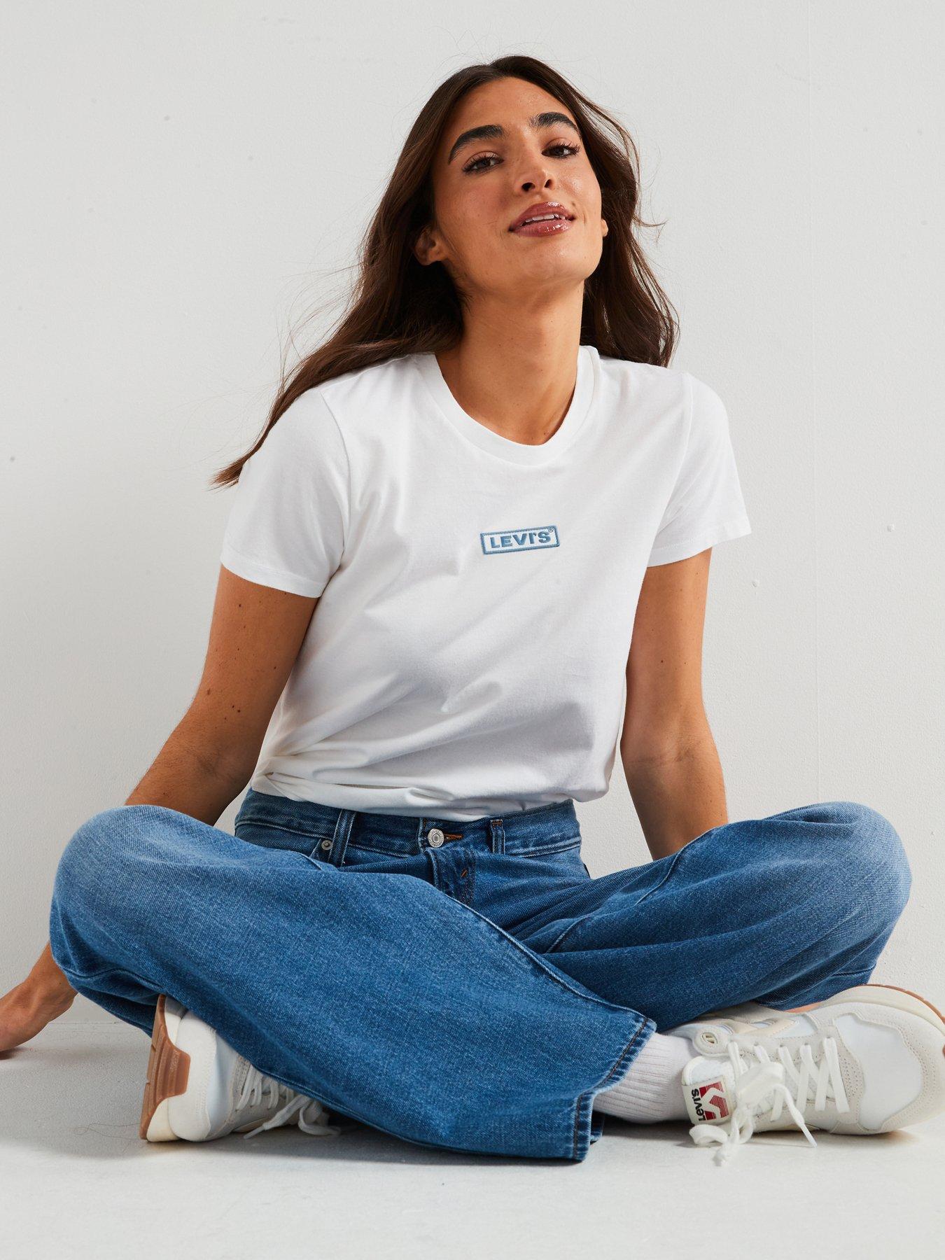 Image 5 of 6 of Levi's Baggy Dad Jeans - Heavy Check&nbsp;- Blue