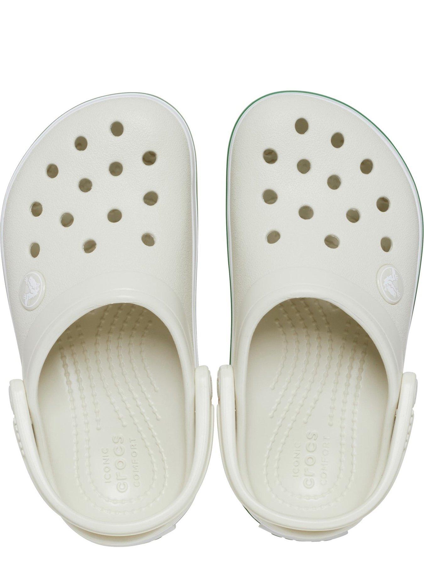 Image 4 of 6 of Crocs Kids Crocband Clog - White