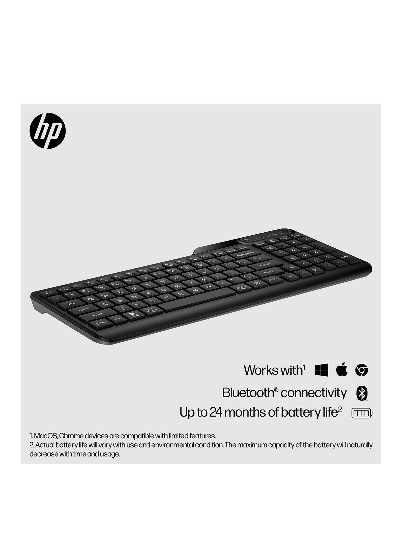  image of hp-460-multi-device-wireless-bluetooth-keyboard-compact-amp-portable-12-programmable-buttons-up-to-24-months-battery-nbsp--nbspblack