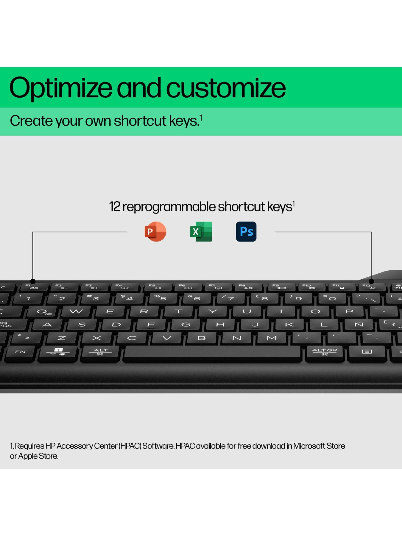  image of hp-460-multi-device-wireless-bluetooth-keyboard-compact-amp-portable-12-programmable-buttons-up-to-24-months-battery-nbsp--nbspblack