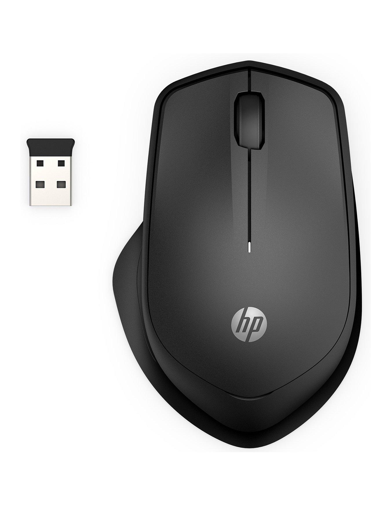 HP 280 Silent PC Wireless Mouse - Comfortable  &  Ergonomic Design - 90% Noise Reduction - Up to 18 Months Battery  -  Black